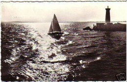 Cp A Saisir 34 Agde Le Grau DAgde Crepuscule En Bout De Jetee 1962 - Agde