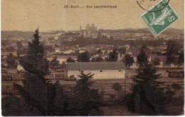 Cp A Saisir 32  Auch Vue Generale Gare Panoramique N  22 Carte ToileE 1908 - Auch