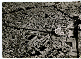 Cp A Saisir 30 Nimes Vue Aerienne Du Vieux Nimes 1952 - Nîmes