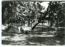 Cp A Saisir 30 Camping Du Pont Du Gard 1950 1960 Vers-Pont-du-Gard Remoulins Renault 4 CV - Remoulins