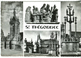 Cp A Saisir 29 Saint Thegonnec Eglise Ossuaire Calvaire Arc De Triomphe Annees 1950 1960 - Saint-Thégonnec