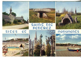 Cp A Saisir 29 Saint Nic Pentrez Multivues 1976 Monuments Dolmen Menez Hom Saint Jean Saint Come - Sonstige & Ohne Zuordnung