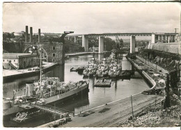 Cp A Saisir 29 Brest 1952 Pont De L Harteloire Les Fregates Editions Artaud Nantes  - Brest