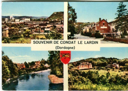 Cp A Saisir 24 Condat Le Lardin Multivues Souvenir 1974 - Autres & Non Classés