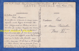 CPA Du Sous Lieutenant LACOSTE , 330e Territorial , Mars 1916 - Ruines De BEAUZEE Sur AIRE Marquée Louppy Par Erreur WW1 - War 1914-18