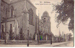 Cp A Saisir 45 Orleans Eglise Sainte Euverte Et Le Mail - Orleans