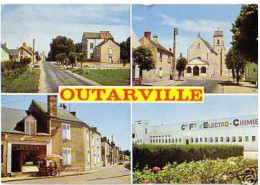 Cp A Saisir 45 Outarville Multivues 1972 - Autres & Non Classés