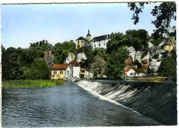 Cp A Saisir 86 La Roche Posay Le Chateau De La Roche A Guet La Gartempe Annees 1950-60 - La Roche Posay