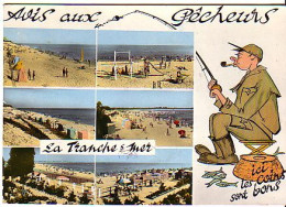 Cp A Saisir 85 La Tranche Sur Mer Multivues Humour Peche Pecheurs 1967 - La Tranche Sur Mer