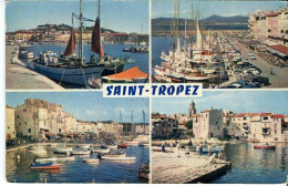 Cp A Saisir 83 Saint Tropez Multivues 1960 - Saint-Tropez