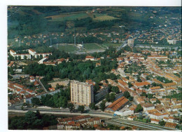 Cp A Saisir 81 Carmaux Vue Aerienne Bld Henri Barbusse Rue Gineste Impasse Des Tulipes Rue De La Verrerie Stades Annees  - Carmaux