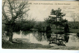Cp A Saisir 77 Fontainebleau Foret La Mare Franchard 21 Octobre 1917 Permission - Fontainebleau