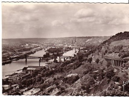 Cp A Saisir 76 Rouen Vue Generale Originale Cote Sainte Catherine 1955 - Rouen