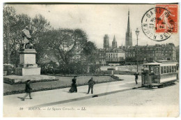 Cp A Saisir 76 Rouen Le Square Corneille 1911 - Rouen