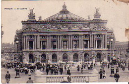 Cp A Saisir 75 Paris L'Opera 1917 Imprimeur Edia Versailles - Autres Monuments, édifices