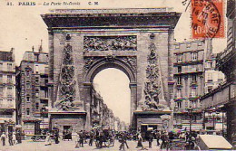 Cp A Saisir 75 La Porte Saint Denis 1916 Ed. C.M. - Autres Monuments, édifices
