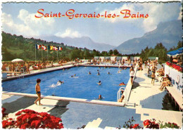 Cp A Saisir 74 Saint Gervais Les Bains La Piscine Annees 1960 Ed Cellard Bron - Saint-Gervais-les-Bains