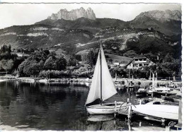 Cp A Saisir 74 Port De Talloires 1950 1960 Lac D Annecy - Talloires