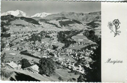 Cp A Saisir 74 Megeve Vue Generale Et Le Mont Blanc Annees 1950 Phot Le Moult A Charenton - Megève
