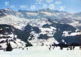 Cp A Saisir 74 Les Gets Panorama Depuis Le Mont Chery 1850 - Les Gets