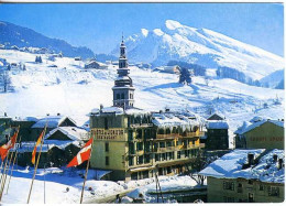 Cp A Saisir 74 La Clusaz Hotel Du Lion D Or Restaurant Annees 1960 1970 - La Clusaz