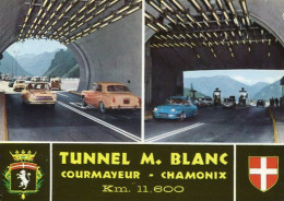 Cp A Saisir 74 Courmayeur  Chamonix Tunnel Du Mont Blanc (C) - Chamonix-Mont-Blanc