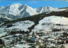 Cp A Saisir 74 Combloux Vue Generale Et Mont Blanc 1971 - Combloux