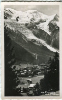 Cp A Saisir 74 Chamonix Vue Generale Mont Blanc  Annees 1940 - Chamonix-Mont-Blanc