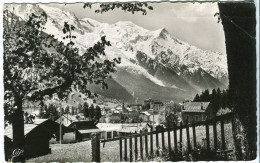 Cp A Saisir 74 Chamonix Vue Generale 1956 - Chamonix-Mont-Blanc