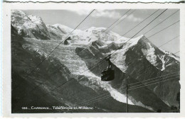 Cp A Saisir 74 Chamonix Teleferique Du Brevent Mont Blanc  Annees 1940 - Chamonix-Mont-Blanc