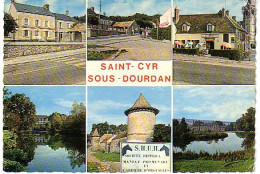Cp A Saisir 91 Saint Cyr Sous Dourdan Multivues Restaurant A La Renarde - Other & Unclassified