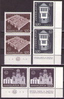 Yugoslavia 1975 - Architectural Heritage - Mi 1627-1629 - MNH**VF - Unused Stamps