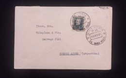 C) 1957. BRAZIL. AIR MAIL ENVELOPE SENT TO ARGENTINA. STAMP OF THE DUKE OF CAXIAS. XF - Autres & Non Classés