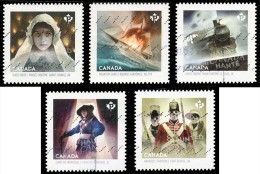 Canada (Scott No.2749-53 - Le Canada Hanté / Haunted Canada) (o) Série / Set - Used Stamps