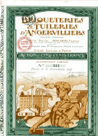 BRIQUETERIES & TUILERIES D'ANGERVILLIERS - Mijnen