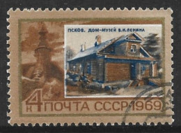 Russia 1969. Scott #3584 (U) Lenin House, Pskov - Usati