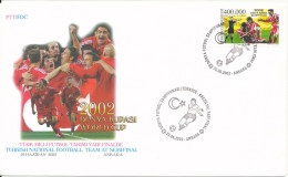 Turkey FDC 26-6-2002 Turkish Football National Team At Semi Final World Cup Football Soccer With Cachet - FDC
