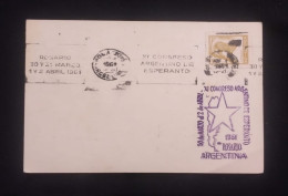 C) 1961. ARGENTINA. FDC. XI ARGENTINE CONGRESS OF ESPERANTO. STAMP OF A JAGUAR. XF - Argentinien