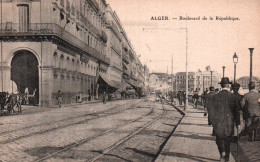 CPA - ALGER - Boulevard De La République - Edition Pub Chicorée Moka WILLIOT - Alger