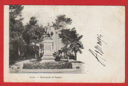 AE751 30 GARD ALAIS  MONUMENT PASTEUR  ALES EN 1902 - Alès