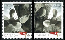 Canada (Scott No.2533-34 - Titanic) (o) - Oblitérés
