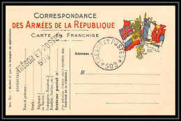 42291 Carte Postale En Franchise Secteur 509 En Noir Sans Millesime Guerre 1914/1918 War Postcard  - Oorlog 1914-18