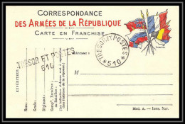 42290 Carte Postale En Franchise Secteur 510 En Noir Sans Millesime Guerre 1914/1918 War Postcard  - Oorlog 1914-18