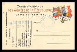 42283 Carte Postale En Franchise Secteur 513 En Bleu Sans Millesime Guerre 1914/1918 War Postcard  - Oorlog 1914-18