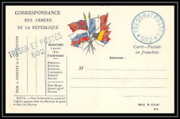 42275 Carte Postale En Franchise Secteur 502 En Bleu Sans Millesime Guerre 1914/1918 War Postcard  - Oorlog 1914-18