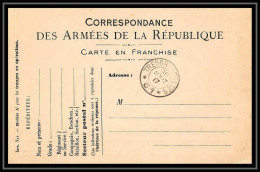 42281 Carte Postale En Franchise Secteur 61 En Noir 1917 Guerre 1914/1918 War Postcard  - Oorlog 1914-18