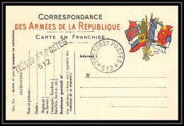 42284 Carte Postale En Franchise Secteur 512 En Noir Sans Millesime Guerre 1914/1918 War Postcard  - Oorlog 1914-18