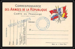 42274 Carte Postale En Franchise Secteur 503 En Bleu Sans Millesime Guerre 1914/1918 War Postcard  - Guerre De 1914-18