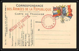 42264 Carte Postale En Franchise Secteur 188 En Rouge Sans Millesime Guerre 1914/1918 War Postcard  - Oorlog 1914-18