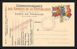 42261 Carte Postale En Franchise Secteur 190 En Rouge Sans Millesime Guerre 1914/1918 War Postcard  - Guerra Del 1914-18